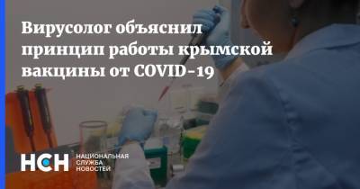 Алексей Аграновский - Вирусолог объяснил принцип работы крымской вакцины от COVID-19 - nsn.fm - республика Крым