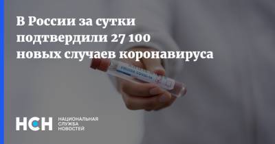 В России за сутки подтвердили 27 100 новых случаев коронавируса - nsn.fm - Россия