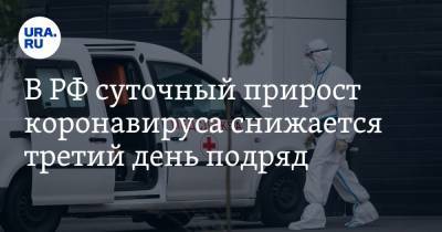 В РФ суточный прирост коронавируса снижается третий день подряд - ura.news - Россия - Москва