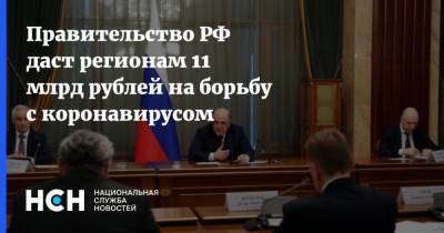 Михаил Мишустин - Правительство РФ даст регионам 11 млрд рублей на борьбу с коронавирусом - nsn.fm - Россия