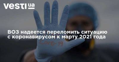 ВОЗ надеется переломить ситуацию с коронавирусом к марту 2021 года - vesti.ua