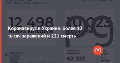 Коронавирус в Украине: более 12 тысяч заражений и 221 смерть - thepage.ua - Украина