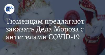Тюменцам предлагают заказать Деда Мороза с антителами COVID-19 - ura.news