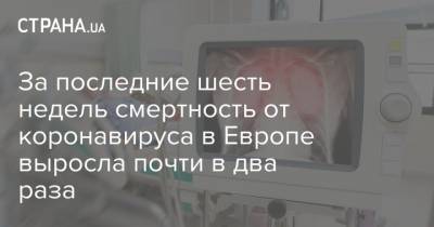 Мария Ван-Керкхове - За последние шесть недель смертность от коронавируса в Европе выросла почти в два раза - strana.ua