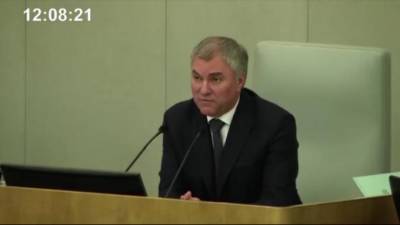 Вячеслав Володин - Володин заявил, что пять депутатов Госдумы повторно заболели COVID-19 - piter.tv