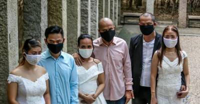 На Филиппинах прошла массовая «коронавирусная» свадьба в масках - skuke.net - Филиппины