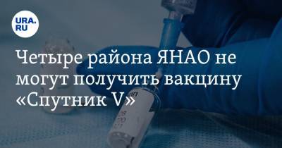 Четыре района ЯНАО не могут получить вакцину «Спутник V» - ura.news - округ Янао