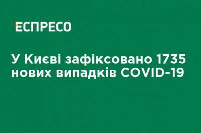 В Киеве зафиксировано 1735 новых случаев COVID-19 - ru.espreso.tv