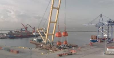 Запорожский мост будет строить плавучий кран из Турции - inform.zp.ua