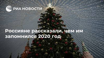 Россияне рассказали, чем им запомнился 2020 год - ria.ru - Россия - Москва