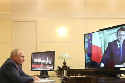 Владимир Путин - Путин поговорил с Макроном о Карабахе и коронавирусе - lenta.ru - Россия - Франция