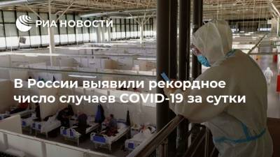 В России выявили рекордное число случаев COVID-19 за сутки - ria.ru - Россия - Санкт-Петербург - Москва - Московская обл.