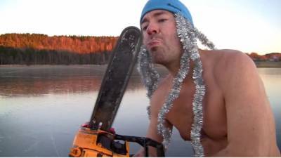 Самое рождественское видео 2020: поздравление от норвежского моржа алкоэкстремала Тора Экхоффа - 24tv.ua - Норвегия
