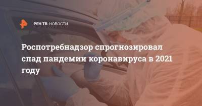 Вадим Покровский - Роспотребнадзор спрогнозировал спад пандемии коронавируса в 2021 году - ren.tv - Москва