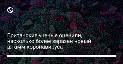 Британские ученые оценили, насколько более заразен новый штамм коронавируса - liga.net - Украина - Лондон