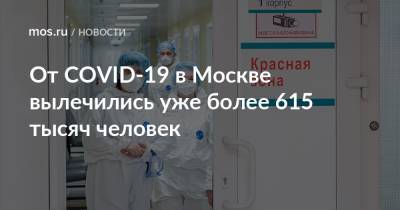 От COVID-19 в Москве вылечились уже более 615 тысяч человек - mos.ru - Москва