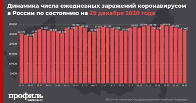 В России выявили минимальный рост случаев коронавируса с 16 декабря - profile.ru - Россия