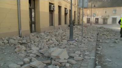 Хорватский город Петриня практически разрушен землетрясением - vesti.ru - Хорватия - Петриня