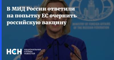 Мария Захарова - Жозепа Борреля - В МИД России ответили на попытку ЕС очернить российскую вакцину - nsn.fm - Россия - Евросоюз - Игил