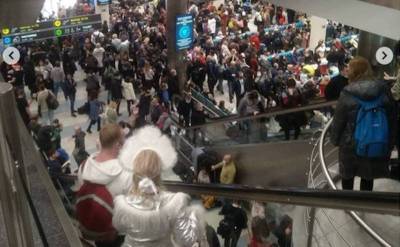 Коронавирусу на радость: в аэропортах Москвы толпы, люди не могут вылететь из столицы - bloknot.ru - Москва