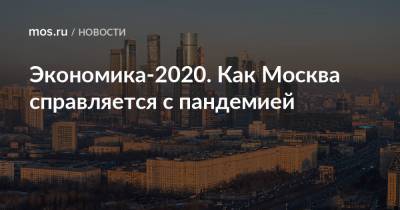 Экономика-2020. Как Москва справляется с пандемией - mos.ru - Москва