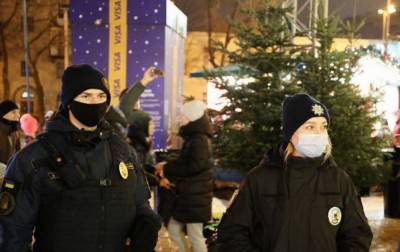 На новогодних локациях в Киеве усилили меры безопасности - rbc.ua - Киев