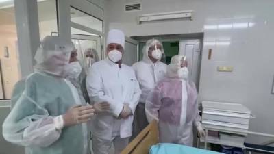 Александр Лукашенко - Лукашенко посетил реанимацию для больных COVID-19 - piter.tv - Белоруссия
