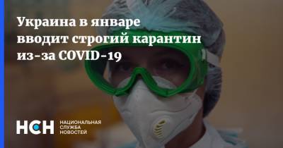 Украина в январе вводит строгий карантин из-за COVID-19 - nsn.fm - Украина