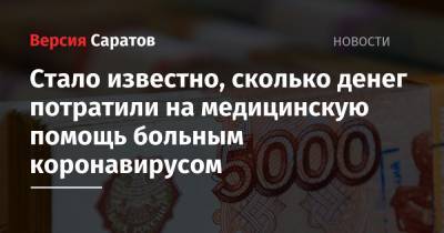 Стало известно, сколько денег потратили на медицинскую помощь больным коронавирусом - nversia.ru