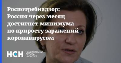 Анна Попова - Роспотребнадзор: Россия через месяц достигнет минимума по приросту заражений коронавирусом - nsn.fm - Россия