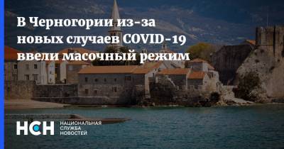 В Черногории из-за новых случаев COVID-19 ввели масочный режим - nsn.fm - Черногория