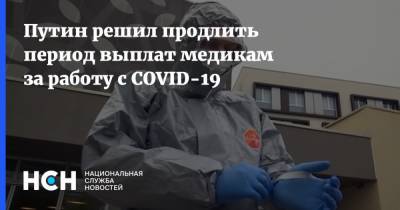 Владимир Путин - Путин решил продлить период выплат медикам за работу с COVID-19 - nsn.fm - Россия