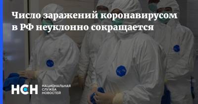 Число заражений коронавирусом в РФ неуклонно сокращается - nsn.fm - Россия