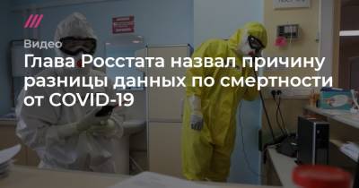 Глава Росстата назвал причину разницы данных по смертности от COVID-19 - tvrain.ru