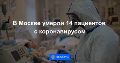 В Москве умерли 14 пациентов с коронавирусом - news.mail.ru - Россия - Москва