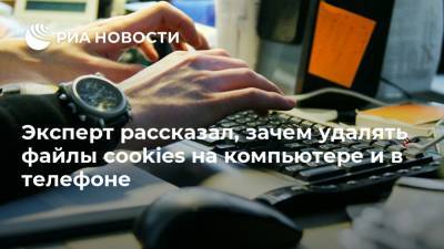 Эксперт рассказал, зачем удалять файлы сookies на компьютере и в телефоне - ria.ru - Москва