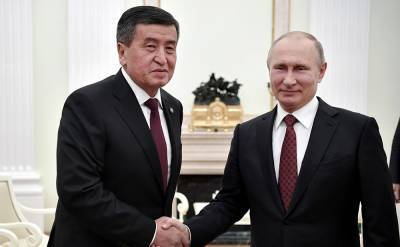 Владимир Путин - Сооронбай Жээнбеков - Путин и президент Киргизии обсудили коронавирус - tvc.ru - Россия - Киргизия