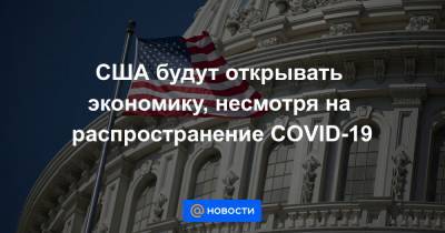 США будут открывать экономику, несмотря на распространение COVID-19 - news.mail.ru - Сша