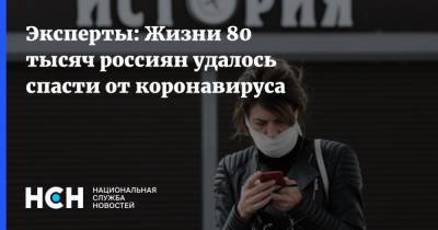 Эксперты: Жизни 80 тысяч россиян удалось спасти от коронавируса - nsn.fm - Россия