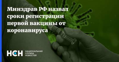 Михаил Мурашко - Минздрав РФ назвал сроки регистрации первой вакцины от коронавируса - nsn.fm - Россия - Екатеринбург
