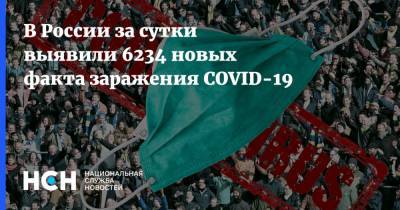 В России за сутки выявили 6234 новых факта заражения COVID-19 - nsn.fm - Россия