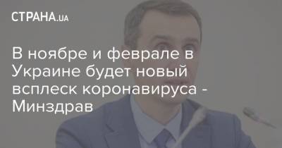 Виктор Ляшко - Савик Шустер - В ноябре и феврале в Украине будет новый всплеск коронавируса - Минздрав - strana.ua - Украина