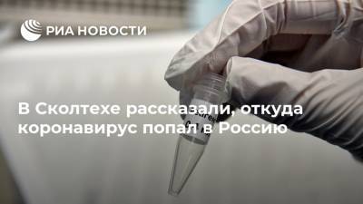 В Сколтехе рассказали, откуда коронавирус попал в Россию - ria.ru - Россия - Москва - Китай