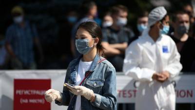Число случаев заболевания коронавирусом в Казахстане превысило 75 тысяч - russian.rt.com - Казахстан