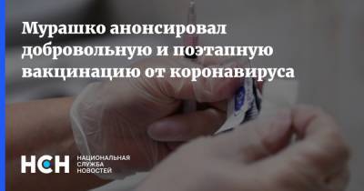 Михаил Мурашко - Мурашко анонсировал добровольную и поэтапную вакцинацию от коронавируса - nsn.fm - Россия
