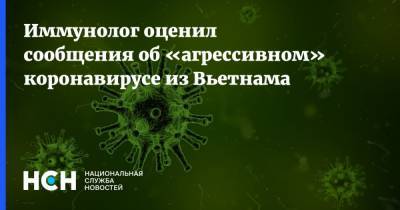 Михаил Костинов - Иммунолог оценил сообщения об «агрессивном» коронавирусе из Вьетнама - nsn.fm - Вьетнам
