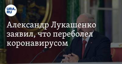 Александр Лукашенко - Александр Лукашенко заявил, что переболел коронавирусом - ura.news - Белоруссия