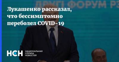 Александр Лукашенко - Лукашенко рассказал, что бессимптомно переболел COVID-19 - nsn.fm - Белоруссия
