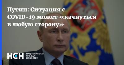 Владимир Путин - Путин: Ситуация с COVID-19 может «качнуться в любую сторону» - nsn.fm - Россия