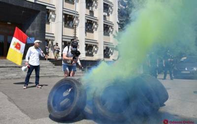 В Одессе прошел антикарантинный протест - korrespondent.net - Одесса - Одесская обл. - Odessa